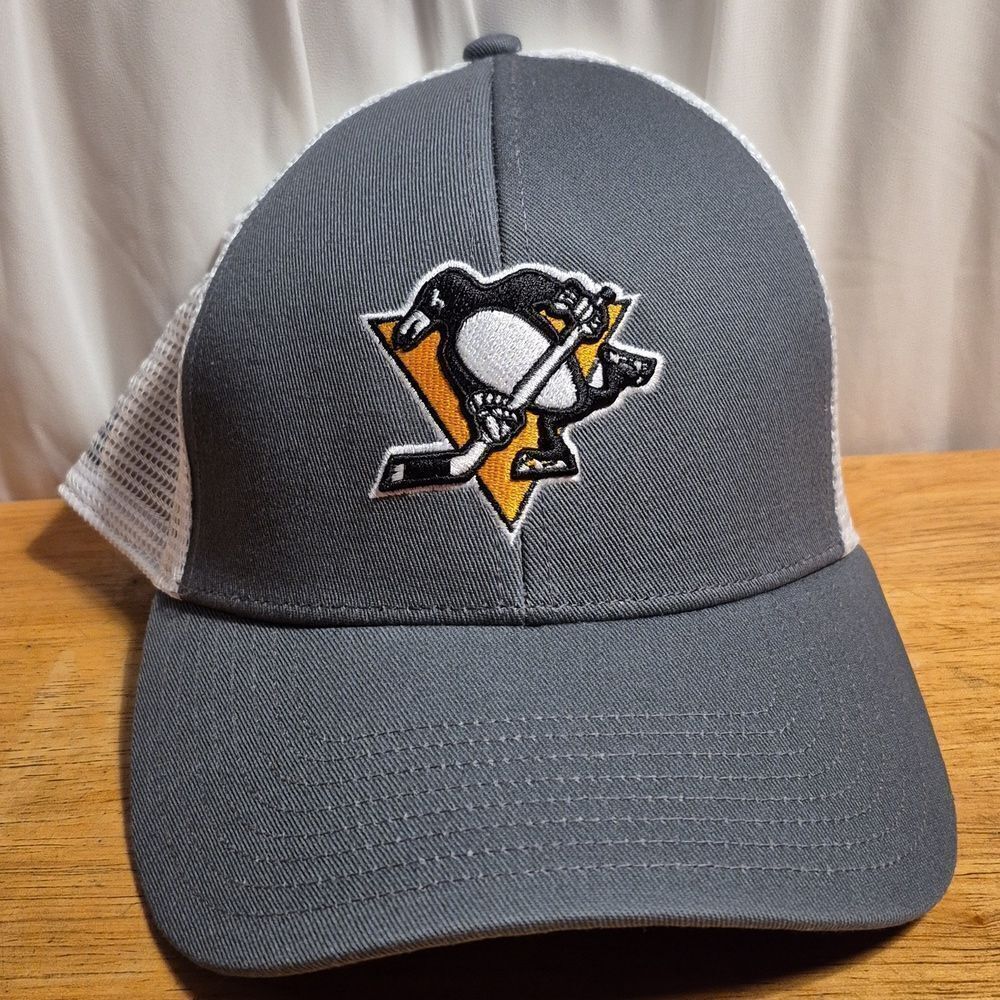 Adidas Pittsburgh Penguins Trucker Snapback Hat - New